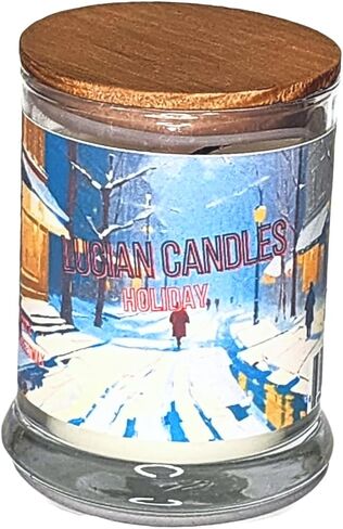 8oz Handcrafted Premium Beeswax Candles with Hemp Wick (Holiday) in Saudi Arabia