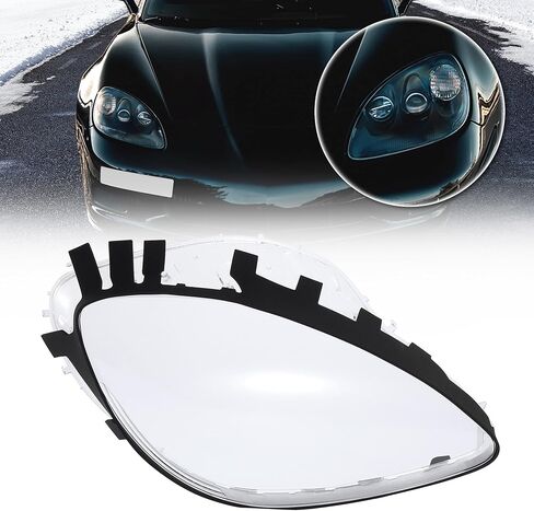 X AUTOHAUX 1 مجموعة غطاء عدسة المصباح الأمامي مع جوانات الكسوة الختم لشيفي كورفيت C6 2005-2013 20936417 20936418 20936419 25785290 25785289 in Saudi Arabia