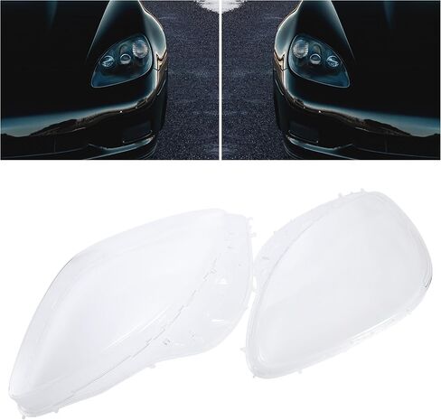 X AUTOHAUX 1 مجموعة غطاء عدسة المصباح الأمامي مع جوانات الكسوة الختم لشيفي كورفيت C6 2005-2013 20936417 20936418 20936419 25785290 25785289 in Saudi Arabia