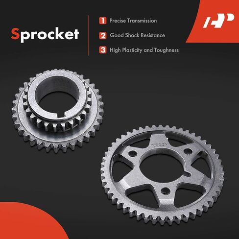 مجموعة A-Premium مكونة من 9 قطع لسلسلة توقيت المحرك مع شداد ودليل وضرس [يناسب DOHC، 4Cyl 2.0L 2.2L] متوافق مع Honda S2000 2000 2001 2002 2003 [2.0L] & S2000 2004 2005 2006 2007 2009 [2.2L] in Saudi Arabia