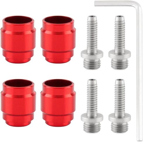 Bike Brake Olive Connecting Insert Kit for AVID SRAM Brake Replacement Part Bicycle Olive Connecting Insert Oil Fitting Kit, Black in Saudi Arabia