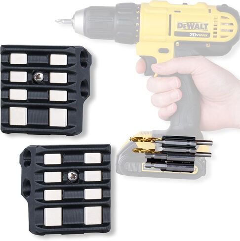 Impact Driver Bit Holder, Magnetic Drill Holder, Bit Holder for Drill, Perfect for Construction, and DIY Projects, Compatible with Most DeWalt 20V Max Drills and Drivers, 1pack in Saudi Arabia