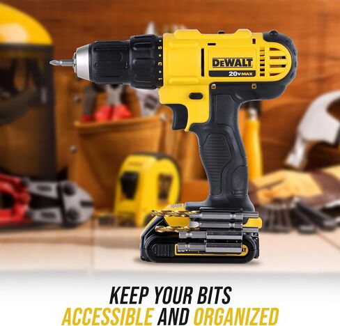 Impact Driver Bit Holder, Magnetic Drill Holder, Bit Holder for Drill, Perfect for Construction, and DIY Projects, Compatible with Most DeWalt 20V Max Drills and Drivers, 1pack in Saudi Arabia