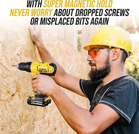 Impact Driver Bit Holder, Magnetic Drill Holder, Bit Holder for Drill, Perfect for Construction, and DIY Projects, Compatible with Most DeWalt 20V Max Drills and Drivers, 1pack in Saudi Arabia