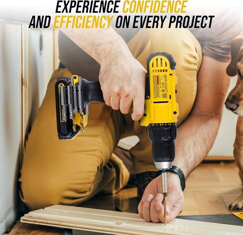 Impact Driver Bit Holder, Magnetic Drill Holder, Bit Holder for Drill, Perfect for Construction, and DIY Projects, Compatible with Most DeWalt 20V Max Drills and Drivers, 1pack in Saudi Arabia