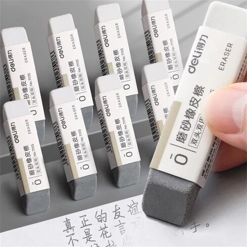 Pessimistic Frosted Eraser Sand Eraser Matte Eraser Ink Pen Ballpoint Pen Fountain Pen Eraser Correction Supplies Stationery Office School Supplies Pen-Style Erasers in Saudi Arabia