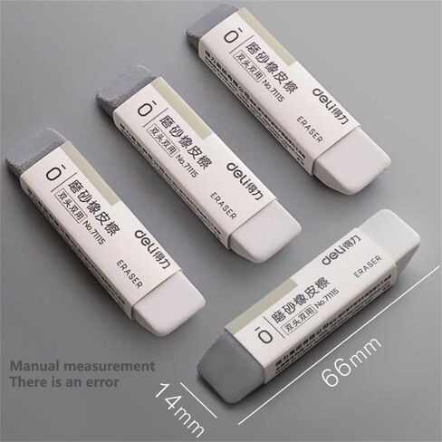 Pessimistic Frosted Eraser Sand Eraser Matte Eraser Ink Pen Ballpoint Pen Fountain Pen Eraser Correction Supplies Stationery Office School Supplies Pen-Style Erasers in Saudi Arabia
