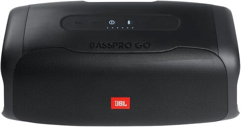 JBL BassPro Go V2 - مضخم صوت يعمل داخل السيارة ومكبر صوت بلوتوث محمول كامل المدى، مقاوم للماء IPx5، بطارية مدمجة قابلة لإعادة الشحن (8 ساعات) وشحن USB in Kuwait