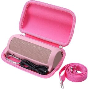 Khanka Hard Travel Case + Silicone Case Replacement for JBL Flip 6 Waterproof Portable Bluetooth Speaker (Teal)