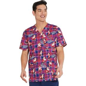 Tooniforms Men Scrubs Top V-Neck TF740 in Kuwait