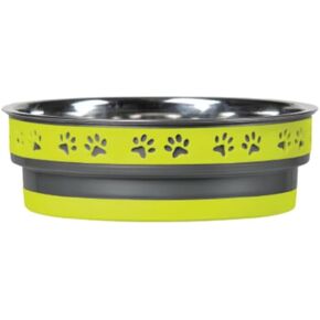 Loving Pets Corsa Pet Bowl for Dogs, Small, Fiery Pink
