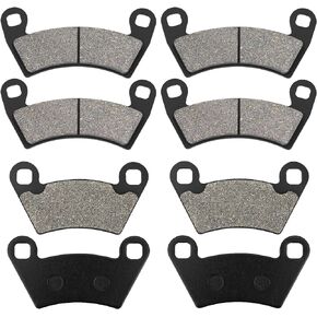 Front and Rear Brake Pads for Polaris Ranger 500 570 700 800 Ranger XP 700 800 900, Ranger 900 Diesel 2011-2014, Ranger Crew 500 570, RZR 4 800, RZR XP 900 EFI, Ranger EV
