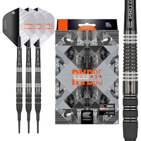 Target Darts RVB 95 x Echo 95% Tungsten Soft Tip Darts Set