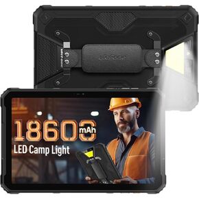 Ulefone Armor Pad 2 Rugged Tablet 4G, 18600mAh(33W), 11-inch 2K Display, IP68/69K, MTK Helio G99 16GB + 256GB Android 13, Dual Speakers, uSmart Expansion Connector, 48MP + 16MP, WiFi 6/GPS/NFC - Black