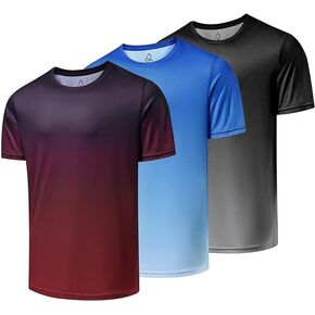 DEOLAX Mens T-Shirts Crew Neck Workout Short Sleeve Shirts Lightweight Soft Classic Casual Fit Muscle Tops Tee Shirt for Men