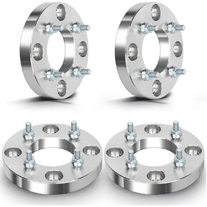 OCPTY 4PCS 4x137 to 4x115 Wheel Spacers Adapters 1 inch 10x1.25 Studs 85mm Hub Bore Forged Wheel Spacers Adapters 4 Lug fit for Commander 1000 for Commander 1000 DPS for Commander 1000 LTD