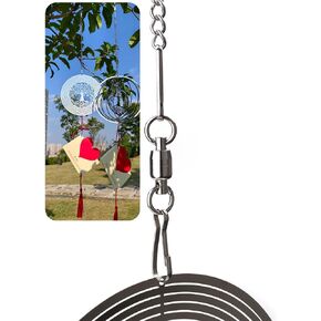 Wind Spinners Tree of Life 3D Stainless Steel Decor Laser Cut Metal Art Hanging Wind Spinner Kinetic Yard Art Decorations Indoor/Outdoor Decor