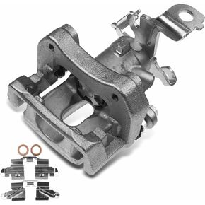 A-Premium Disc Brake Caliper Assembly with Bracket Compatible with Select Pontiac and Toyota Models - Vibe 2009-2010, Matrix 2009-2013, L4 2.4L - Rear Left Driver Side