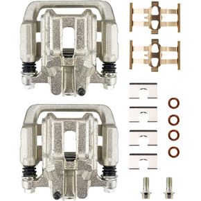 PHILTOP 19B2589+19B2588 Rear Disc Brake Caliper Assembly Fit For CL 2001 2002 2003, Element 2003 2004 2005 2006 2007 2008 2009 2010 2011, TL 1999-2008, Pair Set of 2 Rear Driver and Passenger Side