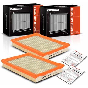 A-Premium 2-PC Engine Air Filter Compatible with Nissan & Infinit Models - Rogue, Sentra, 300ZX, Juke, FX35, FX37, FX50, M56, Q50, Q60, Q70, Q70L, QX70
