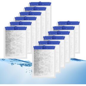 12 عبوة خرطوشة فلتر كبيرة متوافقة مع مرشحات الطاقة Tetra Whisper Bio-Bag 20i,40i/IQ20,30,45,60/PF20,30,40,60 خرطوشة فلتر كبيرة لمرشح Tetra Whisper in Kuwait