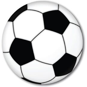 Magnet Me Up Soccer Dad Car Magnet 5" Round Heavy Duty for Car Truck SUV Waterproof