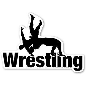 Wrestling Magnet by Magnet America is 4" x 5.5" Made for Vehicles and Refrigerators