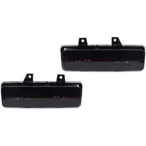 Front Side Turn Signal Assembly 2X Chrome Corner Marker Signal Parking Lights For Chevy GMC Van Jimmy Pickup Truck