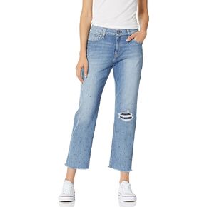 HUDSON Women's Jessi Relaxed, Cropped, Boyfriend Jean