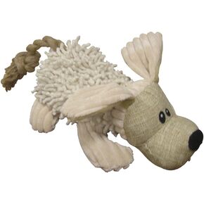 Pet Lou 00985 Naturally Twisted Dog Chew Toy, 6-Inch Dog