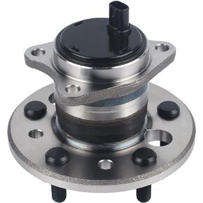 KUSATEC 512207 Rear Right Wheel Bearing and Hub Assembly Compatible with Lexus ES300 2002-2012, Toyota Avalon 2005-2012, Camry 2002-2011, Highlander 2001-2003, Solara 2004-2008, 5 Lug Bolts w/ABS