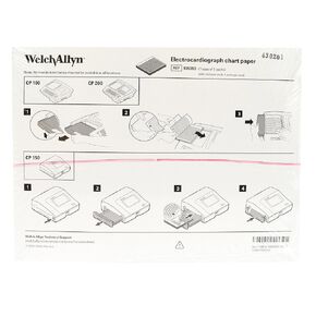 Welch Allyn 105353 Original Brand ECG Chart Paper CP100/CP200 - 200/PK