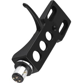 Universal LP Turntable Phono Headshell Mount Replacement, Convenient Connection with 4 Wires, Suitable for Various Phono