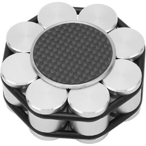 Record Weight Clamp, Turntable Weight Stabilizer LP Disc Stabilizer with Silicone Bottom for Vibration Damping