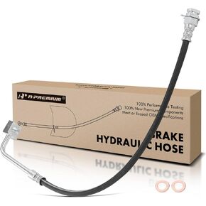 A-Premium Brake Hydraulic Hose Compatible with Ford Models - For F-250 1980-1996, For F-350 1980-1994, 4WD - Replace# E2TZ2078A, E0TZ2078C