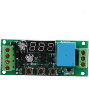 Current Sensor Detector Module DC12V 4-20mA Current Detecting Delay Relay Board with Digital Display
