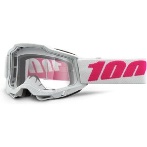 100% Accuri 2 Motocross & Mountain Biking Adult Goggles (Keetz - Clear Lens)