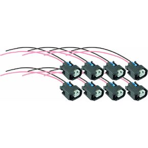 ICT Billet LS EV6 LS3 Injector Wire Connector Pigtail Plug USCAR (8 pack) WPINJ40X8