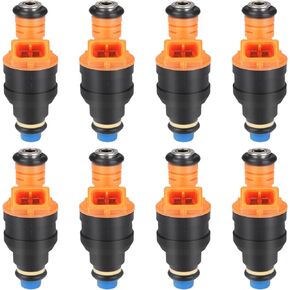 Fuel Injectors Set of 8 Compatible with Ford F150 F250 F350 E150 E250 E350 Mustang Lincoln Mercury 4.6L 5.0L 5.4L 5.8L Replace# 0280150943,0280150939,0280150909