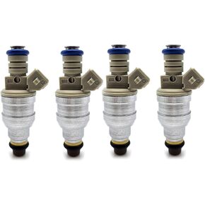 4PCS Fuel Injector F87E-D2A F87E-D2B F87E-B2A F87E-B2B For Ford Ranger 2.3L-2.5L L4 1985-2001 For Mazda B2500 2.5L L4 1998-2001 For Mercury Topaz 2.3L L4 1988-1990