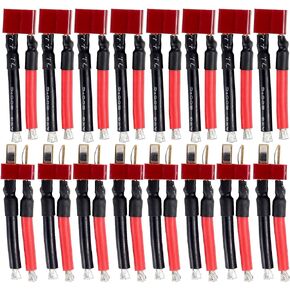 8 Pairs T Plug Female and Male Connector with 12AWG Silicon Wire, 55MM Extention Cable for RC Lipo Battery Cable Drone