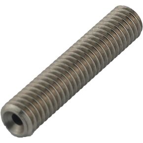 6PCS Metal Flat Nozzle Throat M6x30mm Teflon Nozzle Throat Applied to 3D Printer Extruder Accessories D Printer Extruder Hot End, Silver