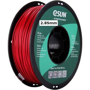 eSUN 3 مم محرك إطفاء أحمر PLA PRO (PLA+) خيوط طابعة ثلاثية الأبعاد 1 كجم بكرة (2.2 رطل)، القطر الفعلي 2.85 مم +/- 0.05 مم، محرك إطفاء أحمر، (Pantone 199C) in Kuwait