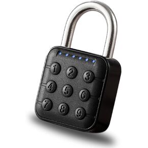 Combination Lock Bluetooth Lock Smart Padlock with TUYA APP Unlock Locker Lock, Gym Lock with Keyless Password Suitable for Gym, School, Travel, Outdoor (Bluetooth with APP)