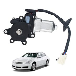 Power Window Lift Motor Compatible with Infiniti G35 2Door Coupe 2003 2004 2005 2006 2007 & Nissan 350Z 2003 2004 2005 2006 2007 2008 2009,Front Driver Side,with Anti-Clip Function,Replace#80731CD00A