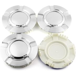 182mm 7.17in Wheel Center Caps for Chevy 9596343 4 Pack Silver Center Cover Replacement for Rim