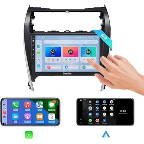 Dasaita G12 Car Stereo for Toyota Camry 2012-2014 with Wireless Apple Carplay & Android Auto, 4G LTE,10.2" Touch Screen Head Unit, GPS, Radio, 4G RAM+64G ROM, Bluetooth, WiFi, Android 12
