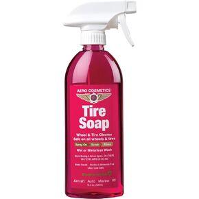 Aero Cosmetics Tire Soap and Degreaser, Remove Tire Dirt, Oil Residue & More 16oz