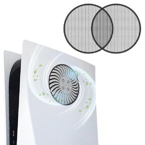 Qoosea for PS5 Fan Dust Filter 2Pack Breathable & Easy to Use Fan Dust Filter for PS5 Dust-proof Net PS5 Accessories Cooling Fan Dust Mesh (2- pack)