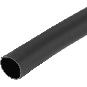 uxcell Heat Shrink Tubing, 3/16"(4.8mm) Dia 8.9mm Flat Width 3:1 Rate Shrinkable Tube Cable Sleeve 5m - Black